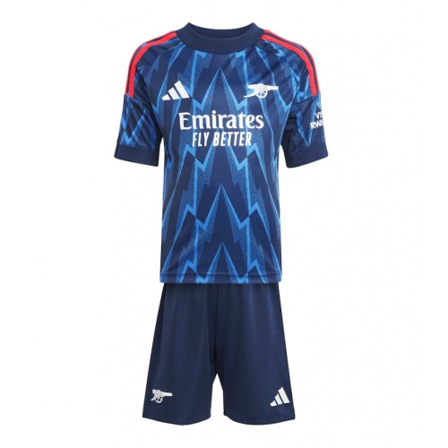 Dětský fotbalový dres Arsenal 2025-26 Venkovní Krátký Rukáv (+ trenýrky)